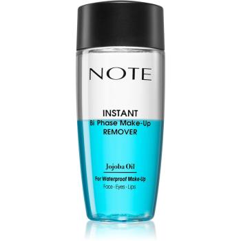 Note Cosmetique Instant demachiant bifazic rezistent la apa pentru buze si ochi 125 ml