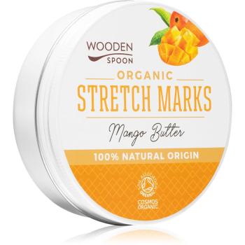 WoodenSpoon Organic Mango Butter unt de corp regenerator impotriva vergeturilor 100 ml