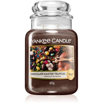 Yankee Candle Chocolate Easter Truffles lumânare parfumată  Clasic mare 623 g