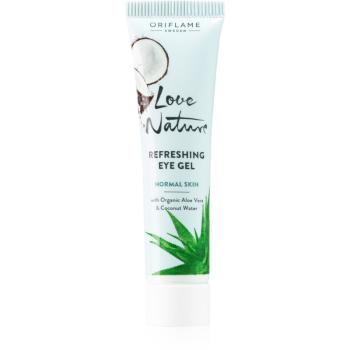 Oriflame Love Nature Aloe Vera & Coconut Water gel de ochi racoritor 15 ml