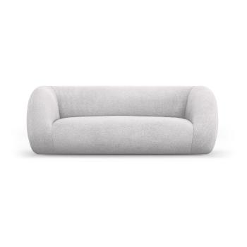 Canapea gri deschis cu tapițerie din stofă bouclé 210 cm Essen – Cosmopolitan Design