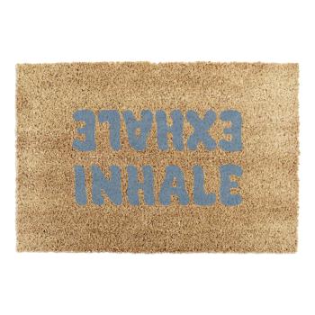 Covoraș de intrare din fibre de nucă de cocos 40x60 cm Inhale Exhale – Artsy Doormats