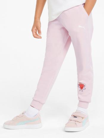 Puma Fruit Mates Pantaloni de trening pentru copii Roz