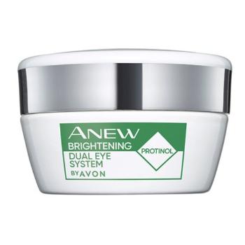 Avon Cremă de ochi duală împotriva cearcănelor cu protinol Anew (Brightening Eye Cream) 2 x 10 ml