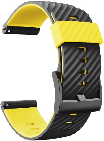 4wrist Curea pentru Suunto 7, Suunto 9, 9 Baro și Spartan Sport - Yellow/Negru