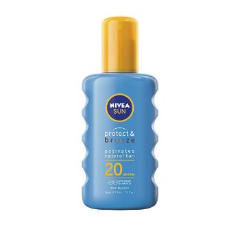 Nivea Spray de protectie solra SPF 20 Sun (Protect & Bronze Sun Spray) 200 ml