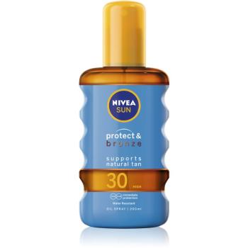 Nivea Sun Protect & Bronze ulei de bronzat pentru piele uscata SPF 30 200 ml