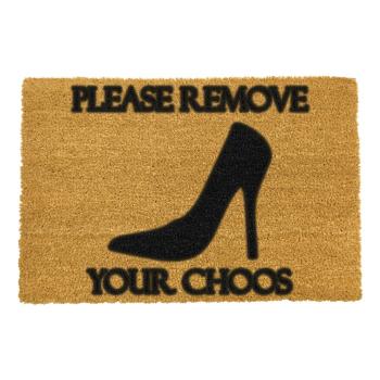 Covoraș intrare din fibre de cocos Artsy Doormats Remove Shoes, 40 x 60 cm