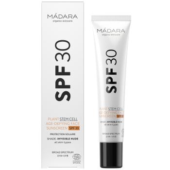 MÁDARA Cremă solară de față cu efect anti-îmbătrânire Plant Stem Cell (Age-Defying Face Sunscreen SPF 30) 40 ml