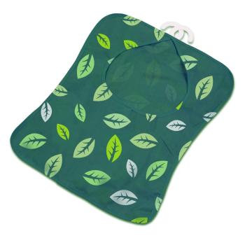 Gentuță suspendată pentru cârlige de rufe Addis Peg Bag Dark Green Leafes, verde