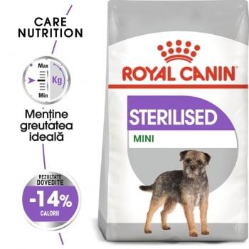 Royal Canin Mini Sterilised Adult, hrană uscată câini sterilizați, 3kg