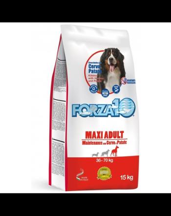 FORZA10 Maxi Maintenance hrana uscata caini adulti de rase mari, cu cerb si cartofi 15 kg