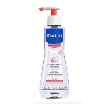 Mustela Apă de curățare liniștitoare pentru copii pentru pielea foarte sensibilă (Soothing Cleansing Water) 300 ml