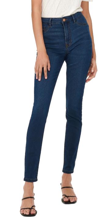 Jacqueline de Yong Blugi pentru femeiJDYTULGA Skinny Fit 15266427 Dark Blue Denim M/32