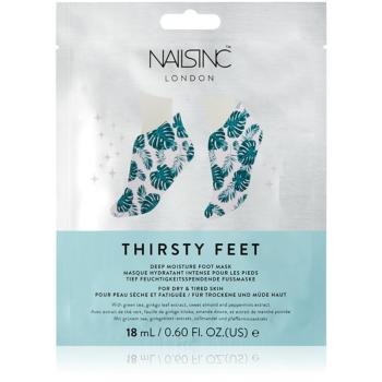 Nails Inc. Thirsty Feet masca hidratanta pentru picioare 18 ml