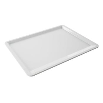 Tavă de copt albă din oțel White Christmas Baking - Dr. Oetker, 42 x 33 cm