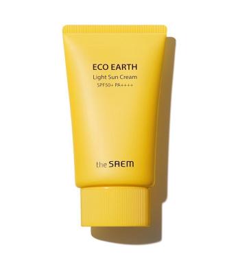 The Saem Cremă de protecție solară ușoară SPF 50+ Eco Earth (Light Sun Cream) 50 g