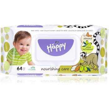 Bella Baby Happy Almond and Olive Leaf extract Șervețele umede pentru copii 64 buc