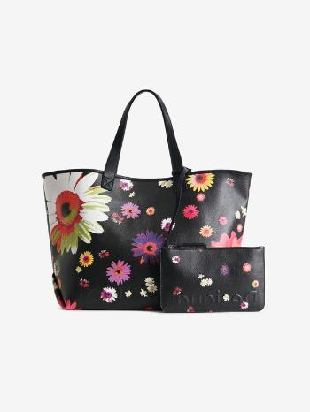 Desigual Daisy Pop Namibia Reversible Shopper Geantă Negru