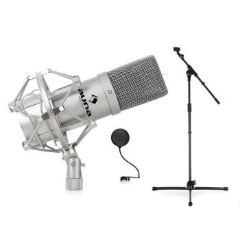 Auna SET microfon, stativ, microfon și POP