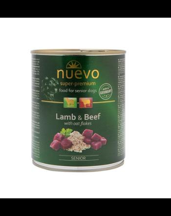 NUEVO Senior conserva caine senior 800 g miel, vita si fulgi ovaz