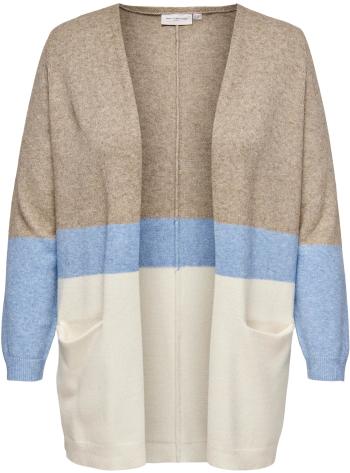 ONLY CARMAKOMA Cardigan pentru femei CARSTONE 15247297 Beige XL/XXL