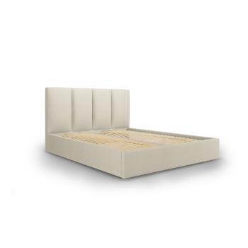 Pat dublu Mazzini Beds Juniper, 160 x 200 cm, bej