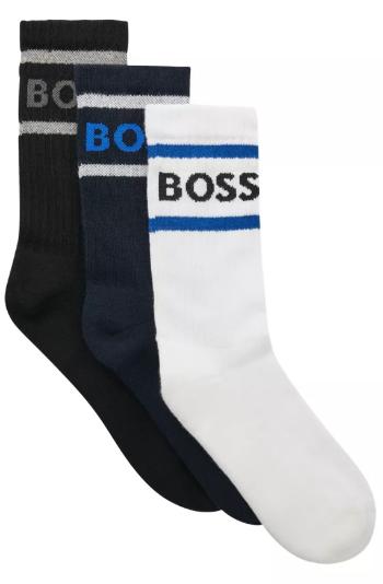 Hugo Boss 3 PACK - șosete pentru bărbați BOSS 50469371-963 40-46