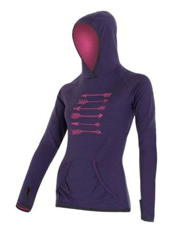 femei tricoul Sensor merinos săgeți violet 16200128
