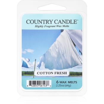 Country Candle Cotton Fresh ceară pentru aromatizator 64 g