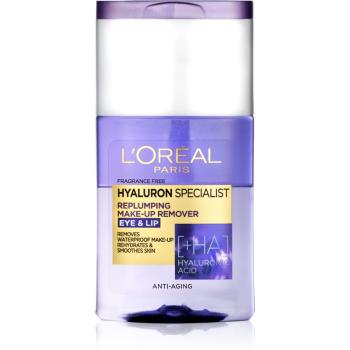 L’Oréal Paris Hyaluron Specialist demachiant in doua faze pentru produse rezistente la apa. cu acid hialuronic 125 ml