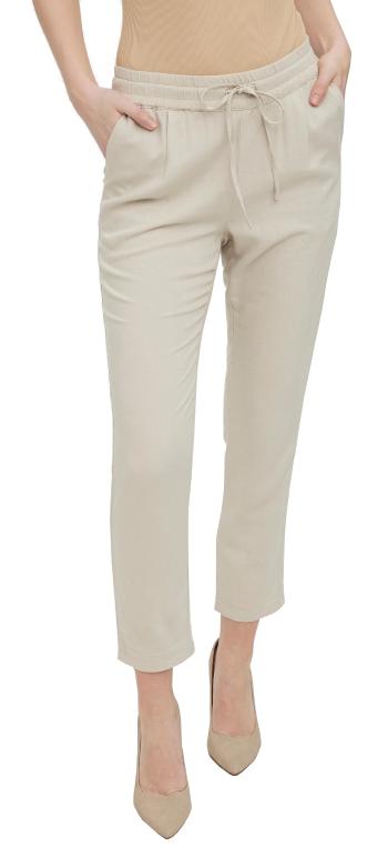 Vero Moda Pantaloni de damă VMJESMILO Regular Fit 10260306 Silver Lining XS