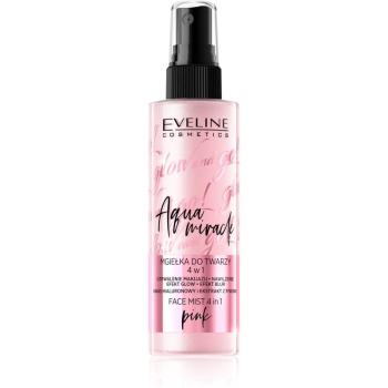 Eveline Cosmetics Glow & Go spray hidratant 4 in 1 02 Pink 110 ml