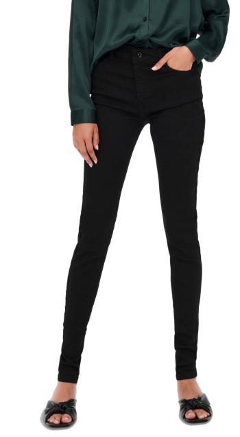 Jacqueline de Yong Blugi pentru femei JDYMOLLY Skinny Fit 15275629 Black Denim XL/30