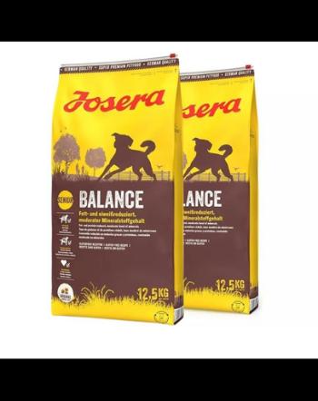 JOSERA Balance 2 x 12,5kg hrana caini varstnici/cu nivel redus de activitate