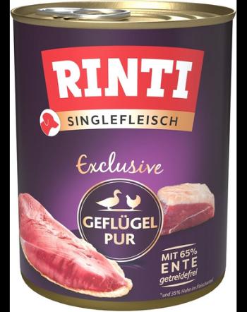 RINTI Singlefleisch Exclusive Poultry Pure hrana cu pasare, monoproteina 800 g