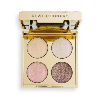 Revolution PRO Paleta cu farduri de ochiUltimate Crystal Eye Quad Champagne Crystal 3,2 g