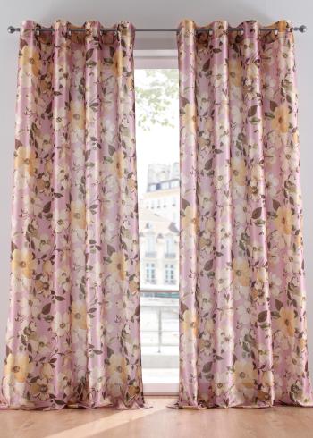 Draperie cu imprimeu floral (1buc.)