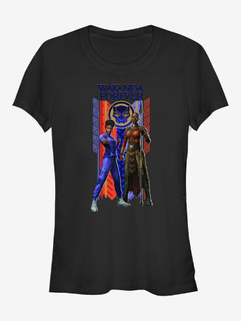 ZOOT.Fan Marvel Shuri & Okoye Black Panther: Wakanda nechť žije Tricou Negru