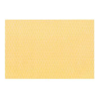 Suport pentru farfurie Tiseco Home Studio Chevron, 45 x 30 cm, galben