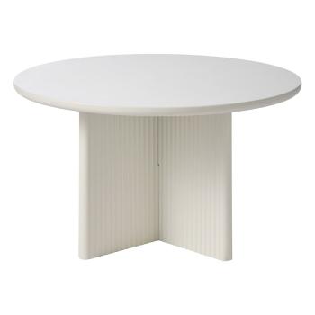 Măsuță de cafea gri deschis rotundă ø 80 cm Palma – Unique Furniture