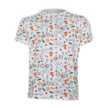 
                 NU. BY HOLOKOLO Tricou de ciclism cu mânecă scurtă - FREE - alb/multicolor  
            