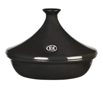 Vas tajine din ceramică Emile Henry Flame, ⌀ 32 cm, negru