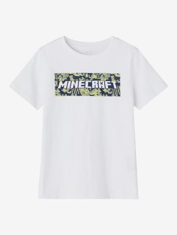 name it Minecraft Tricou pentru copii Alb