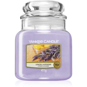 Yankee Candle Lemon Lavender lumânare parfumată Clasic mini 411 g
