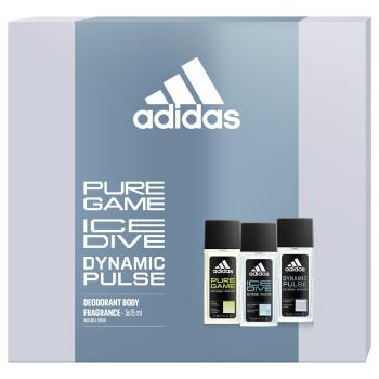 Adidas Set Adidas - 3 x deodorant cu pulverizator 75 ml