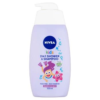 Nivea Gel de duș și șampon pentru bebeluși 2 în 1 cu miros de fructe de pădure (2 in 1 Shower Shampoo) 500 ml