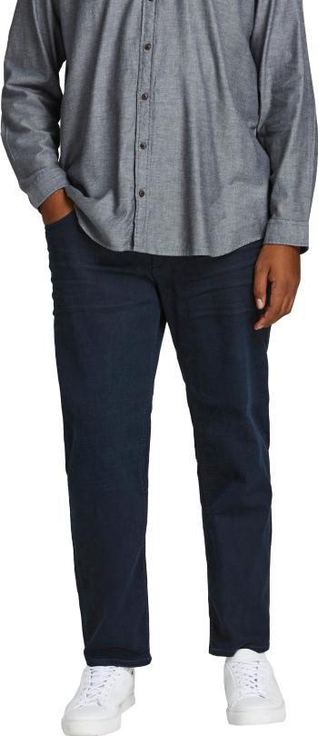 Jack&Jones PLUS Blugi pentru bărbați JJIMIKE Regular Fit 12199058 Blue Denim 44/32