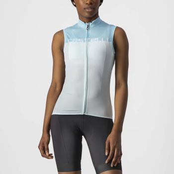 
                 CASTELLI Tricoul de ciclism fără mâneci - VELOCISSIMA LADY - albastru  
            