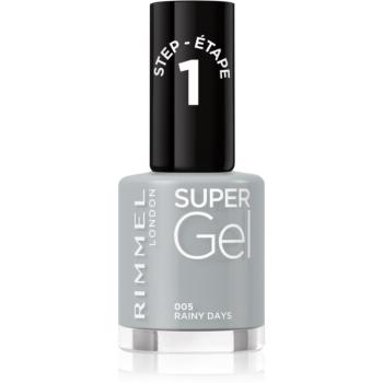 Rimmel Super Gel gel de unghii fara utilizarea UV sau lampa LED culoare 005 Rainy Days 12 ml